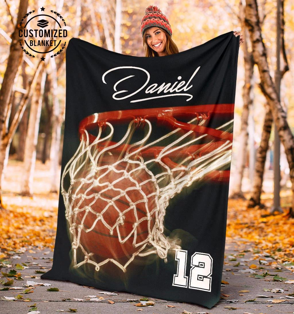 Ohaprints-Fleece-Sherpa-Blanket-Basketball-Gift-For-Son-Boy-Men-Custom-Personalized-Name-Number-Soft-Throw-Blanket-1707-Sherpa Blanket