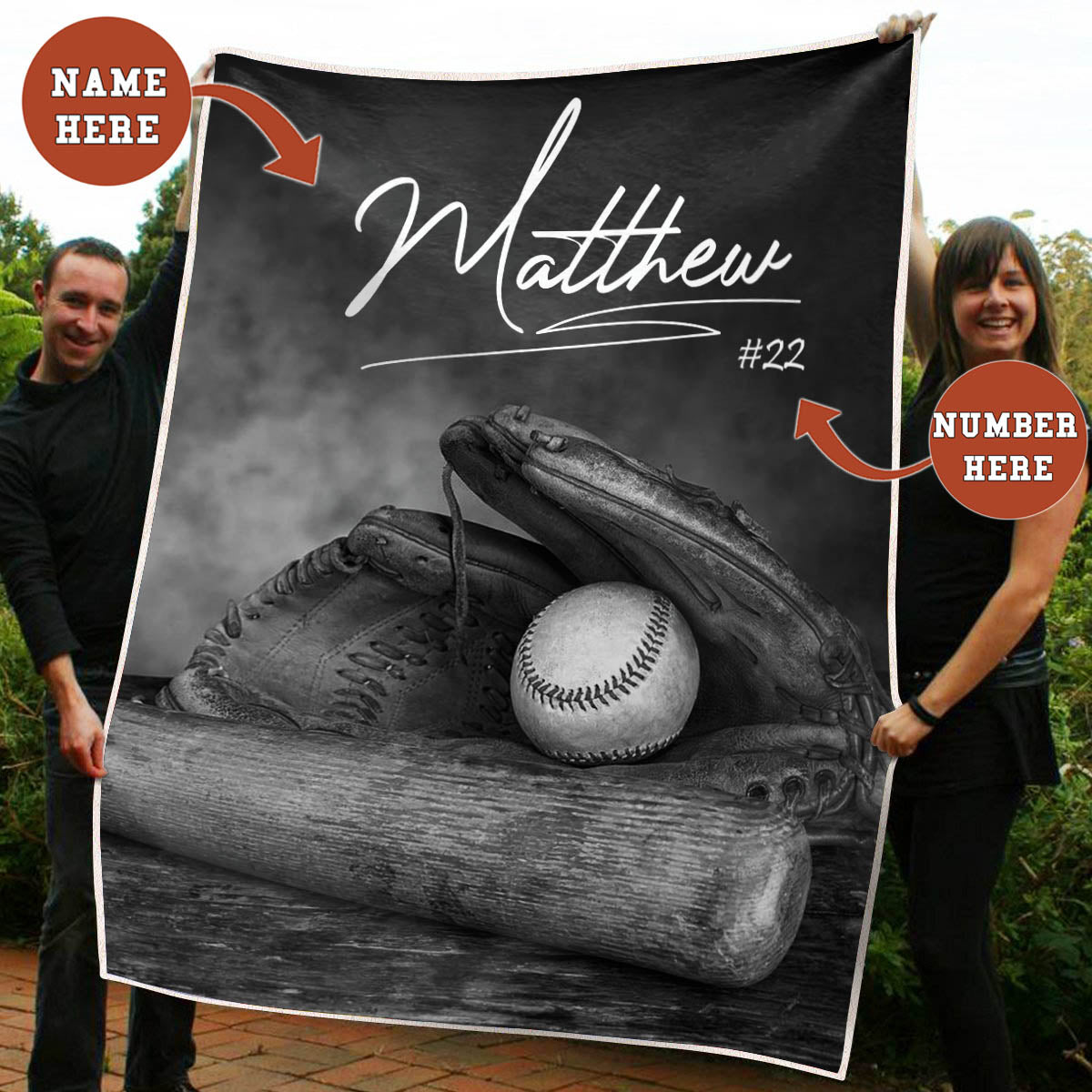 Ohaprints-Fleece-Sherpa-Blanket-Baseball-Gift-For-Son-Boy-Custom-Personalized-Name-Number-Soft-Throw-Blanket-1444-Sherpa Blanket