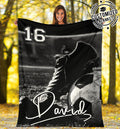 Ohaprints-Fleece-Sherpa-Blanket-Soccer-Vintage-Player-This-Is-My-Passion-Custom-Personalized-Name-Number-Soft-Throw-Blanket-1314-Fleece Blanket