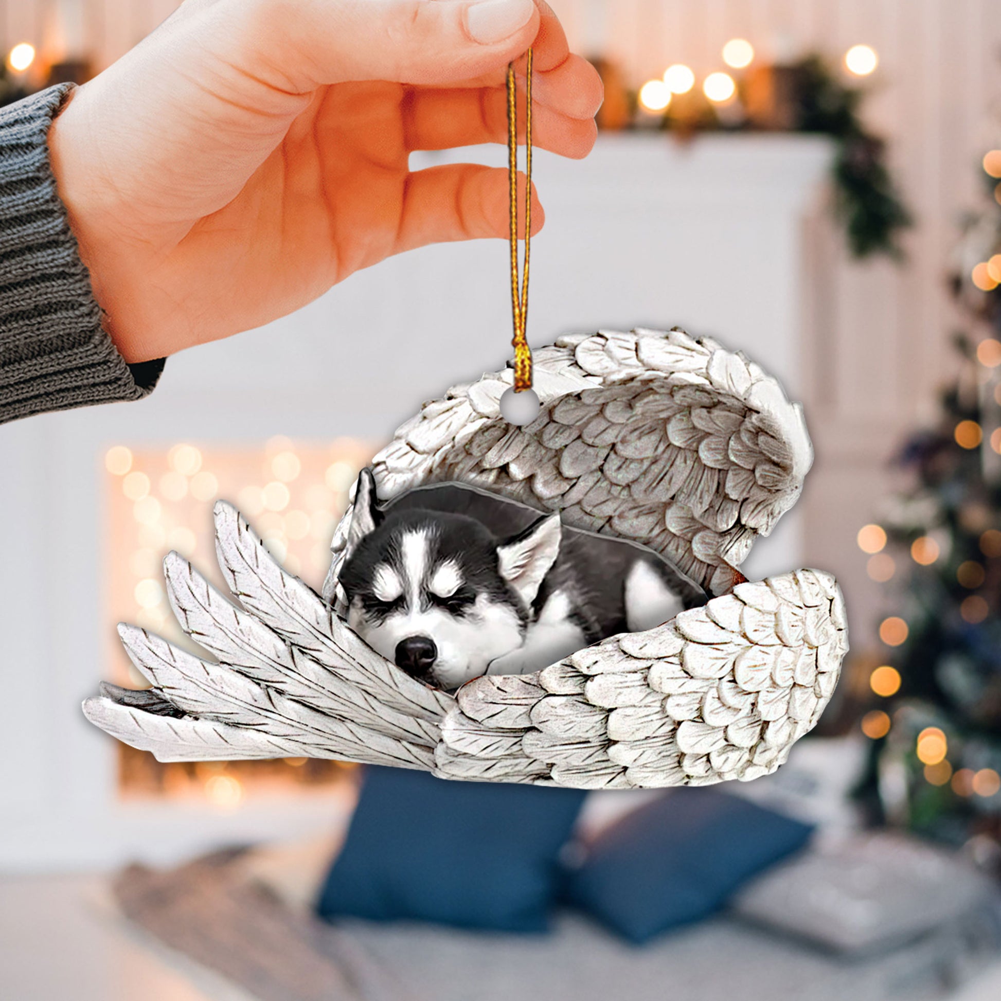 Ohaprints-Christmas-Ornament-2D-Flat-Siberian-Sibir-Husky-Dog-Sleeping-Angel-Wing-Memorial-Animal-Lover-Xmas-Tree-Car-Decor-Gift-18