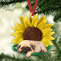 Ohaprints-Christmas-Ornament-2D-Flat-Pug-Sleeping-Sunflower-Dog-Lover-Xmas-Tree-Car-Decor-Gift-22