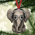 Ohaprints-Christmas-Ornament-2D-Flat-Baby-Elephant-Wearing-Headphone-Cute-Lover-Xmas-Tree-Car-Decor-Gift-32