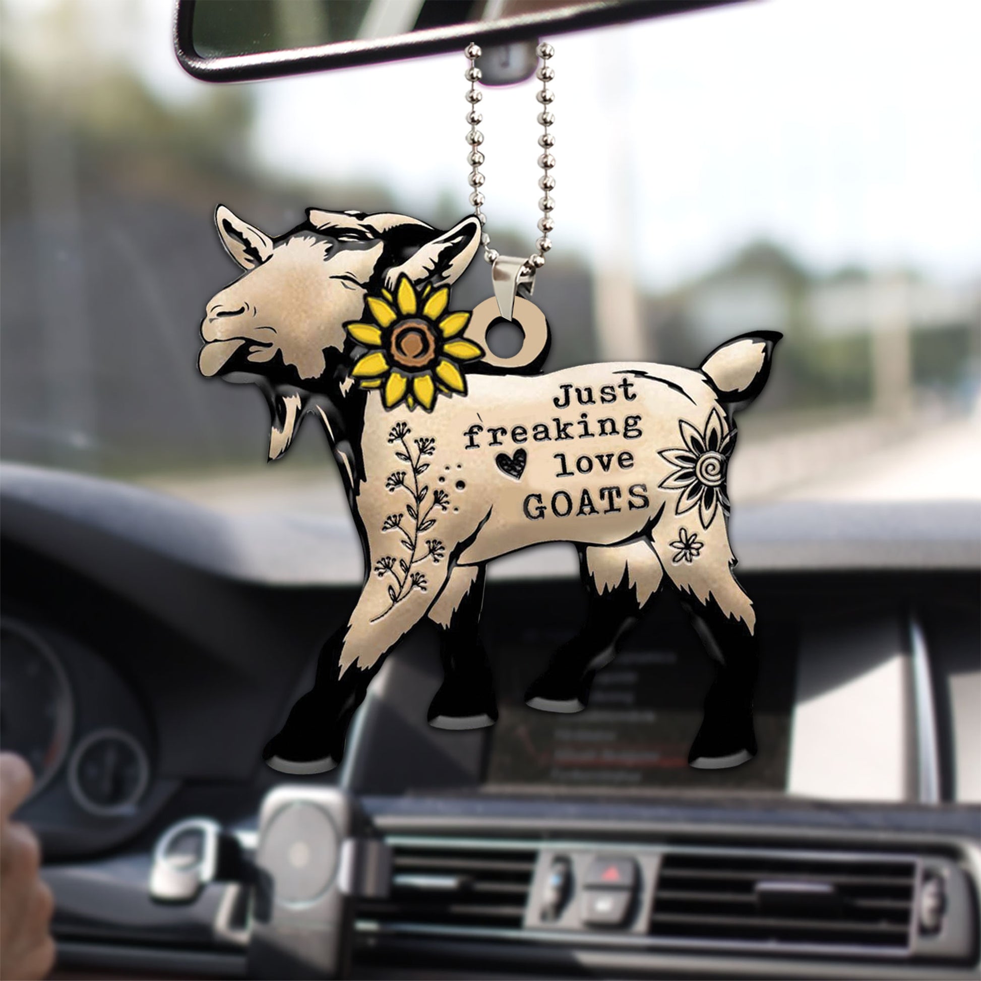 Ohaprints-Christmas-Ornament-2D-Flat-Goat-Just-Freaking-Love-Animal-Farm-Pet-Cute-Goat-Lover-Xmas-Tree-Car-Decor-Gift-35