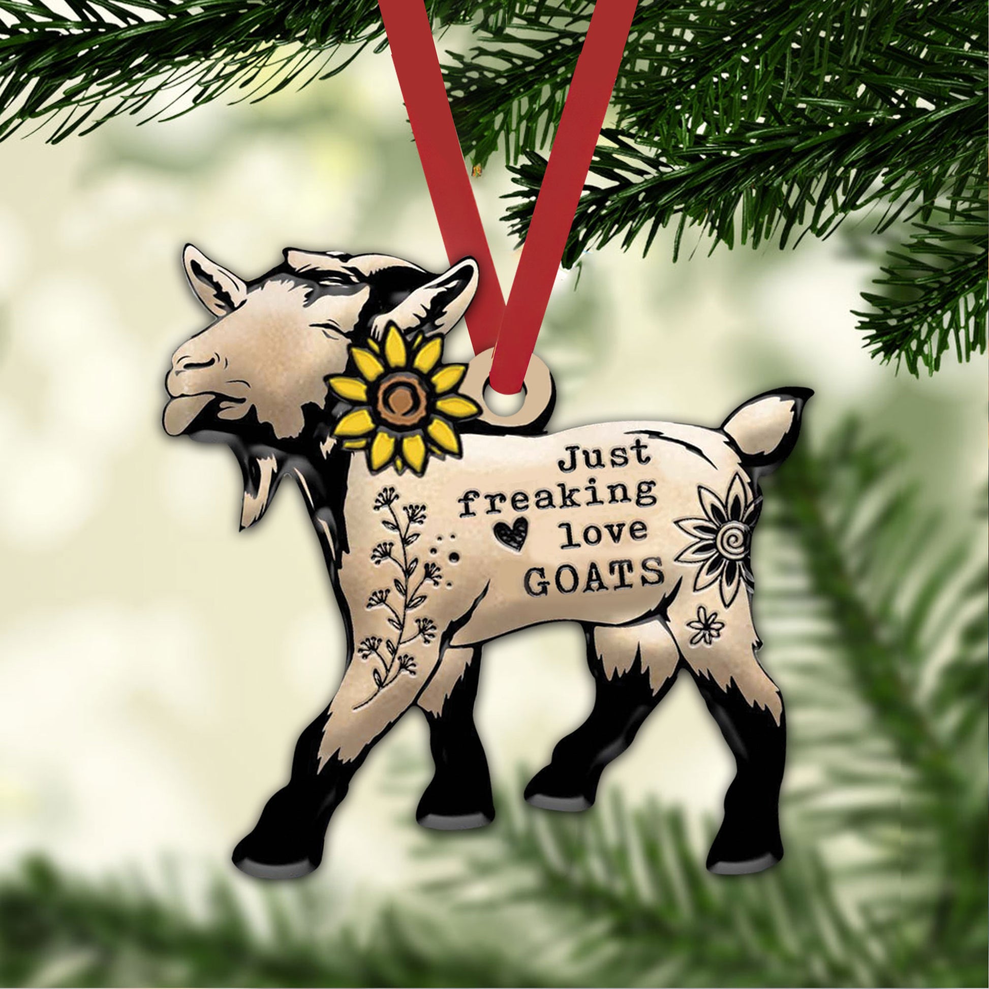 Ohaprints-Christmas-Ornament-2D-Flat-Goat-Just-Freaking-Love-Animal-Farm-Pet-Cute-Goat-Lover-Xmas-Tree-Car-Decor-Gift-35