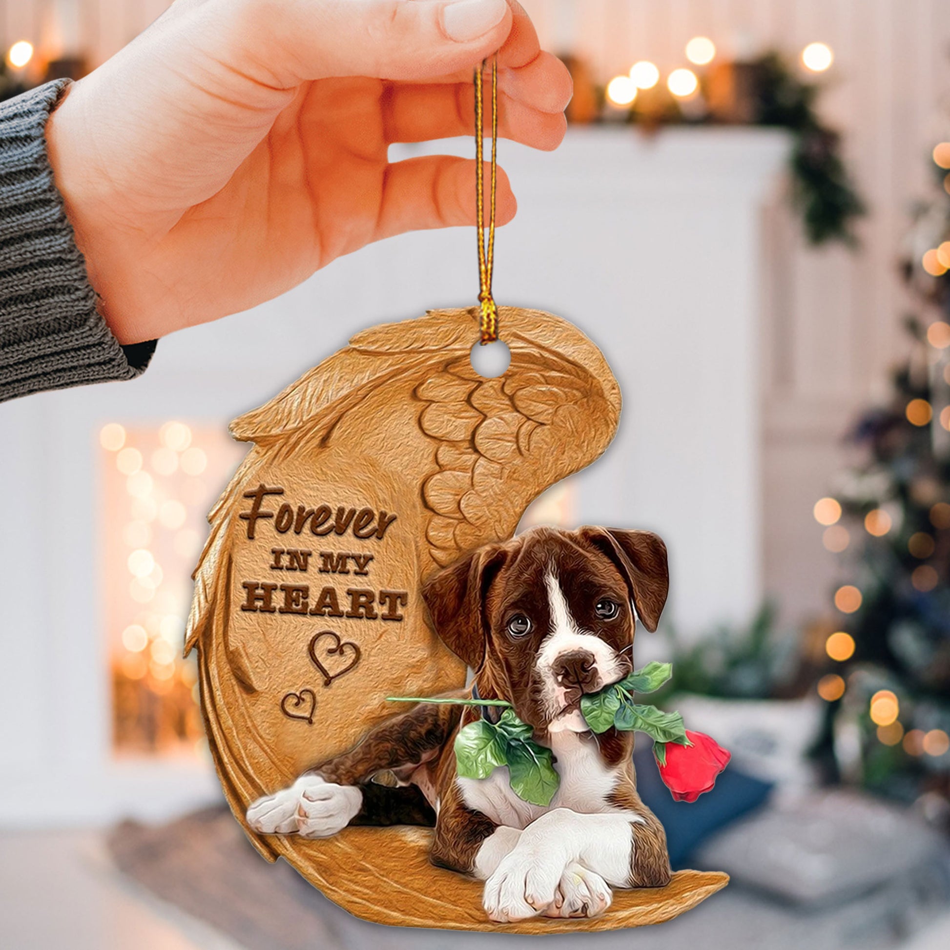 Ohaprints-Christmas-Ornament-2D-Flat-Boxer-Forever-In-My-Heart-Red-Rose-Boxer-Puppy-Dog-Lover-Xmas-Tree-Car-Decor-Gift-44