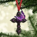 Ohaprints-Christmas-Ornament-2D-Flat-Christian-Purple-Butterfly-Pray-For-God-Jesus-Cross-Animal-Lover-Xmas-Tree-Car-Decor-Gift-47