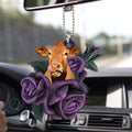 Ohaprints-Christmas-Ornament-2D-Flat-Cow-Purple-Rose-Brown-Swiss-Cattle-Farm-Farmer-Lover-Xmas-Tree-Car-Decor-Gift-55