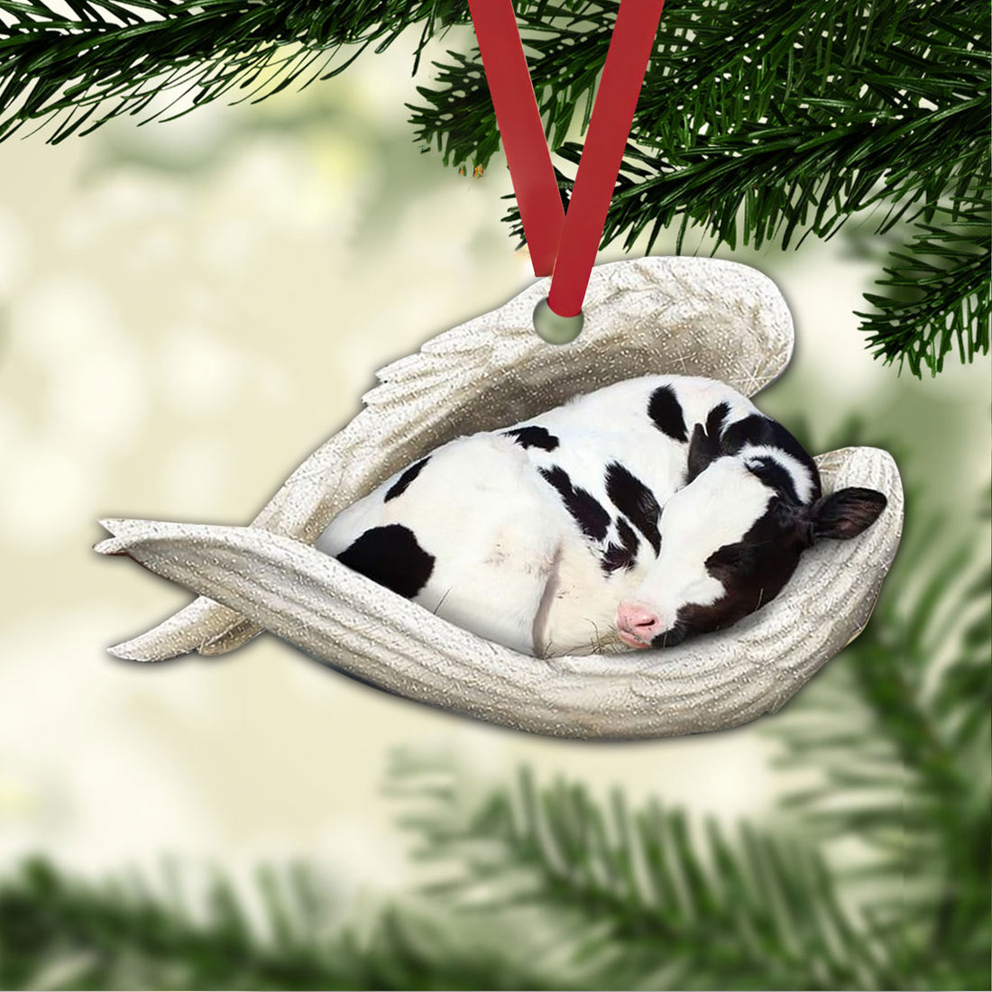 Ohaprints-Christmas-Ornament-2D-Flat-Cow-Sleeping-Angel-Wing-Dairy-Cattle-Memorial-Animal-Lover-Xmas-Tree-Car-Decor-Gift-56