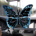 Ohaprints-Christmas-Ornament-2D-Flat-Blue-Butterfly-Faith-Jesus-Cross-Christian-God-Lover-Hallelujah-Xmas-Tree-Car-Decor-Gift-70