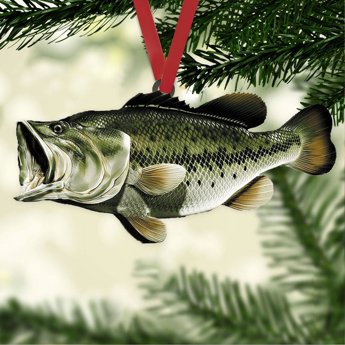 Ohaprints-Christmas-Ornament-2D-Flat-Fisherman-Bass-Fishing-Lovers-Big-Bass-Fish-Xmas-Tree-Car-Decor-Gift-75