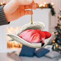 Ohaprints-Christmas-Ornament-2D-Flat-Flamingo-Sleeping-Angel-Wing-Memorial-Memory-Bird-Lover-Xmas-Tree-Car-Decor-Gift-81