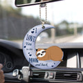 Ohaprints-Christmas-Ornament-2D-Flat-Sloth-I-Love-You-To-The-Moon-And-Back-Cute-Lover-Xmas-Tree-Car-Decor-Gift-90