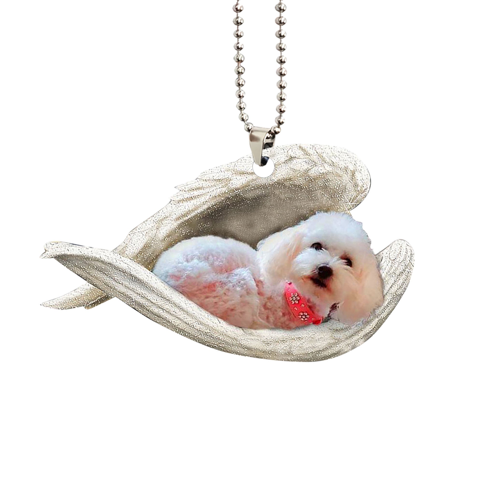 Puppy Lovers Car Rear View Mirror Accessories Car Ornament Hanging Charm  Interior Rearview Pendant Decor