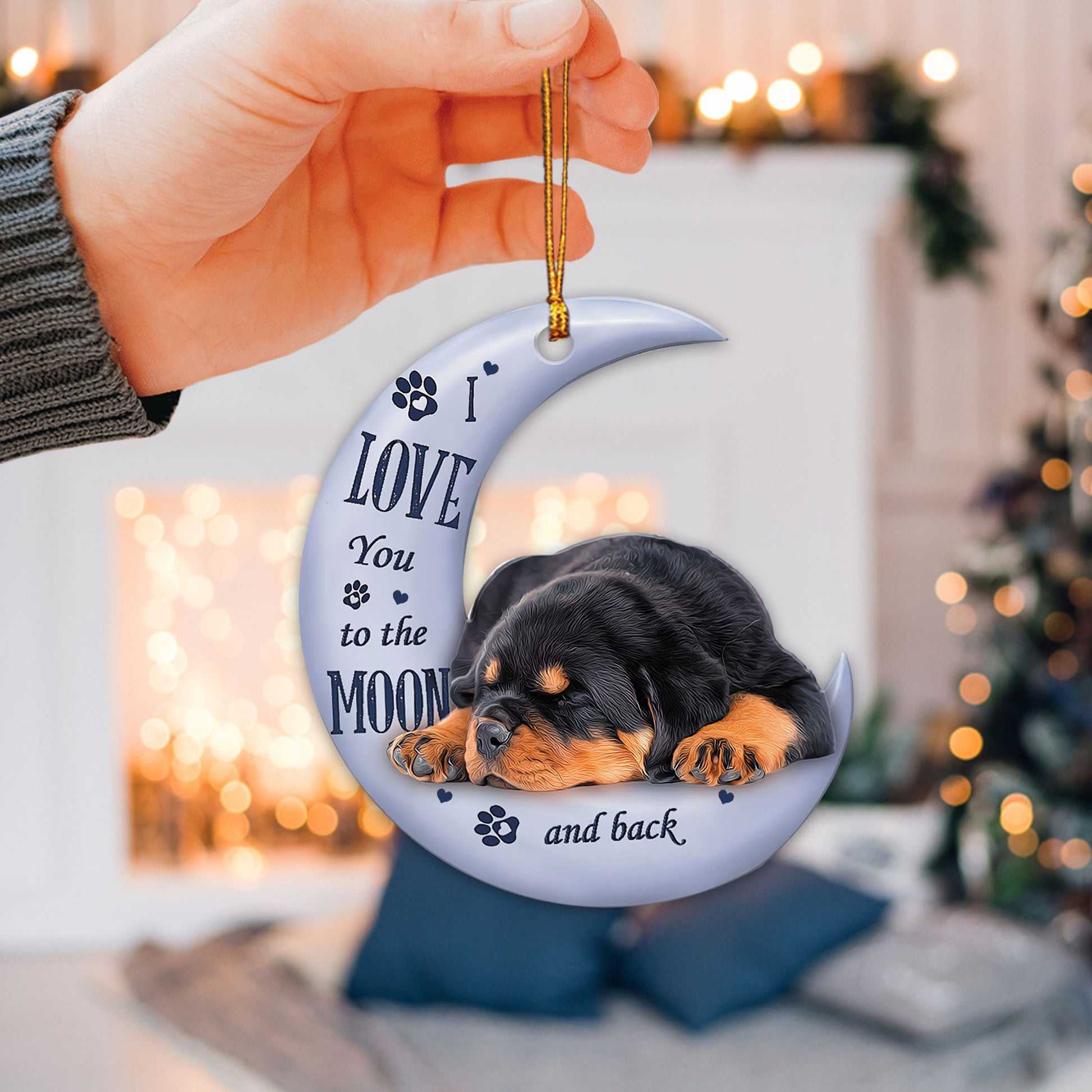 Ohaprints-Christmas-Ornament-2D-Flat-Rottweiler-Love-You-To-The-Moon-And-Back-Pet-Dog-Lover-Memorial-Keepsake-Xmas-Tree-Car-Decor-Gift-131