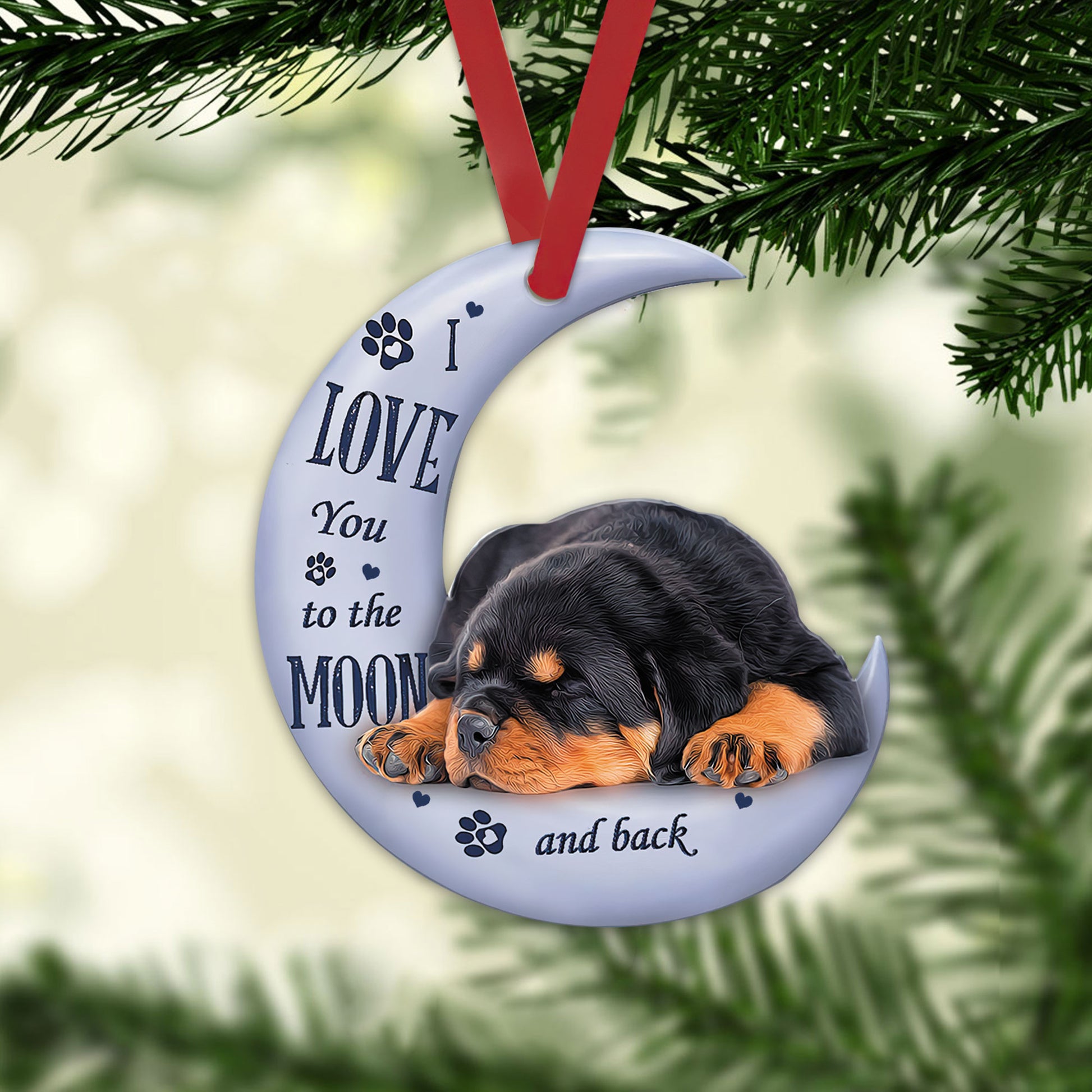 Ohaprints-Christmas-Ornament-2D-Flat-Rottweiler-Love-You-To-The-Moon-And-Back-Pet-Dog-Lover-Memorial-Keepsake-Xmas-Tree-Car-Decor-Gift-131