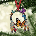 Ohaprints-Christmas-Ornament-2D-Flat-Animal-Butterfly-Native-Circle-Dreamcatcher-Indigenous-Indian-Boho-Style-Xmas-Tree-Car-Decor-Gift-137