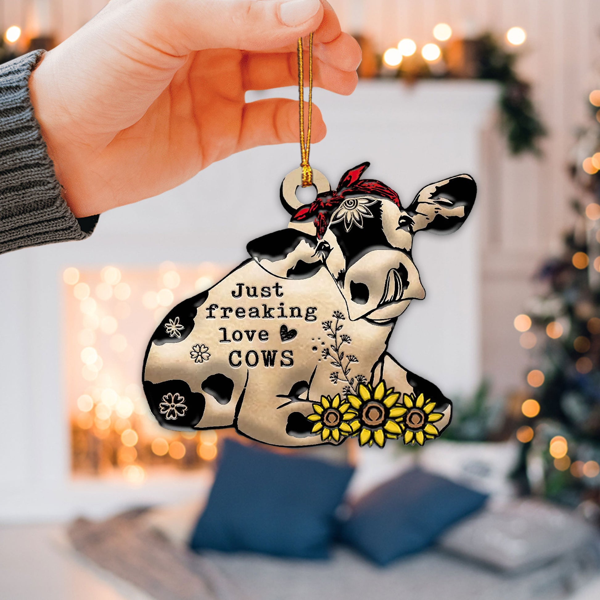 Ohaprints-Christmas-Ornament-2D-Flat-Cow-Freaking-Love-Cow-Cattle-Lover-Farm-Animals-Farmer-Farmhouse-Xmas-Tree-Car-Decor-Gift-139