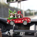 Ohaprints-Christmas-Ornament-2D-Flat-Cavalier-King-Charles-Spaniel-With-Christmas-Red-Truck-Pine-Tree-Gift-For-Dog-Lovers-Xmas-Tree-Decor-Gift-143