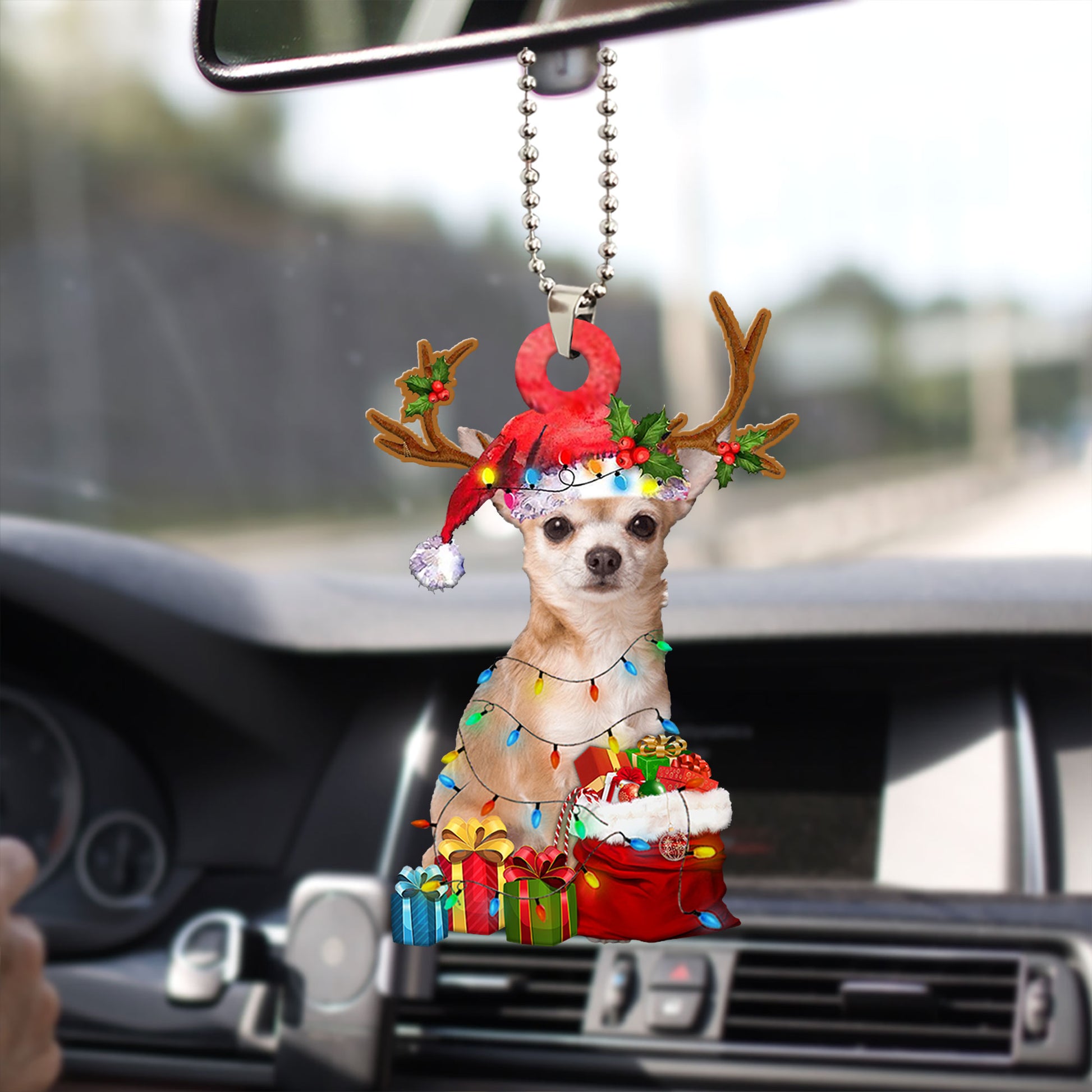 Ohaprints-Christmas-Ornament-2D-Flat-Chihuahua-Wearing-Reindeer-With-String-Light-Gift-For-Dog-Lovers-Xmas-Tree-Decor-Gift-187