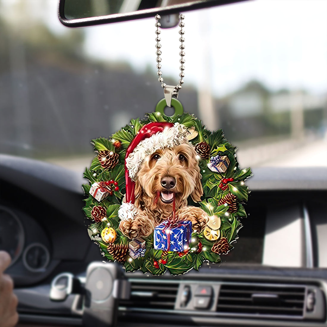 Ohaprints-Christmas-Ornament-2D-Flat-Goldendoodle-Wearing-A-Christmas-Hat-Wreath-Groodle-Dog-Lover-Xmas-Tree-Decor-Gift-199