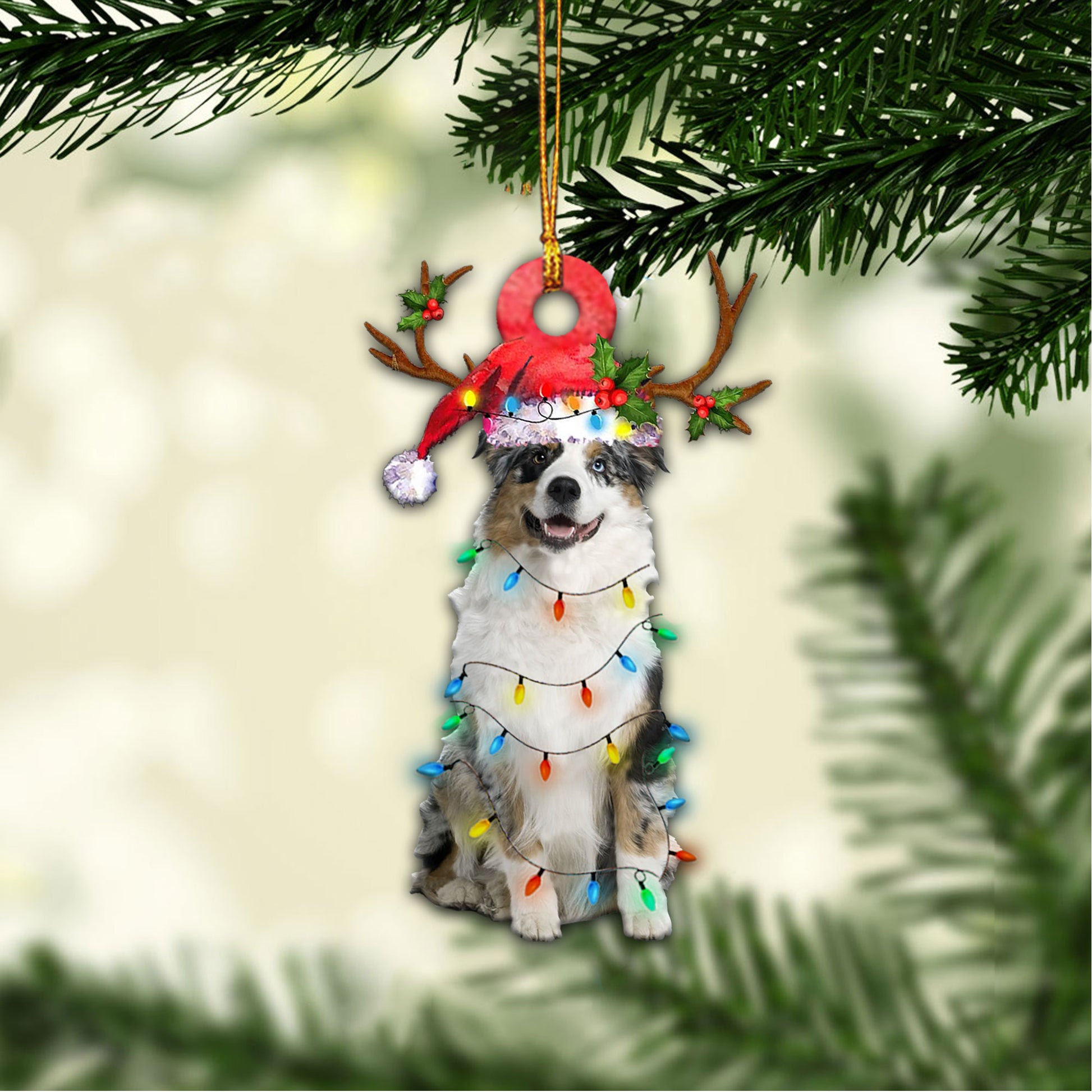 Ohaprints-Christmas-Ornament-2D-Flat-Australian-Shepherd-Wearing-A-Red-Reindeer-Hat-With-String-Lights-Dog-Lover-Xmas-Tree-Decor-Gift-209