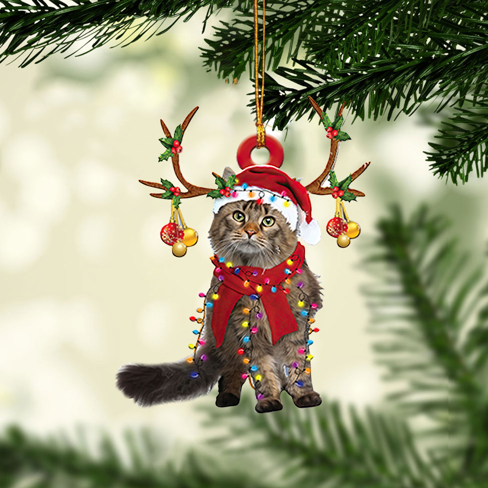 Ohaprints-Christmas-Ornament-2D-Flat-Maine-Coon-Cat-Wearing-Christmas-Hat-Reindeer-With-String-Lights-Animal-Lover-Xmas-Tree-Decor-Gift-220