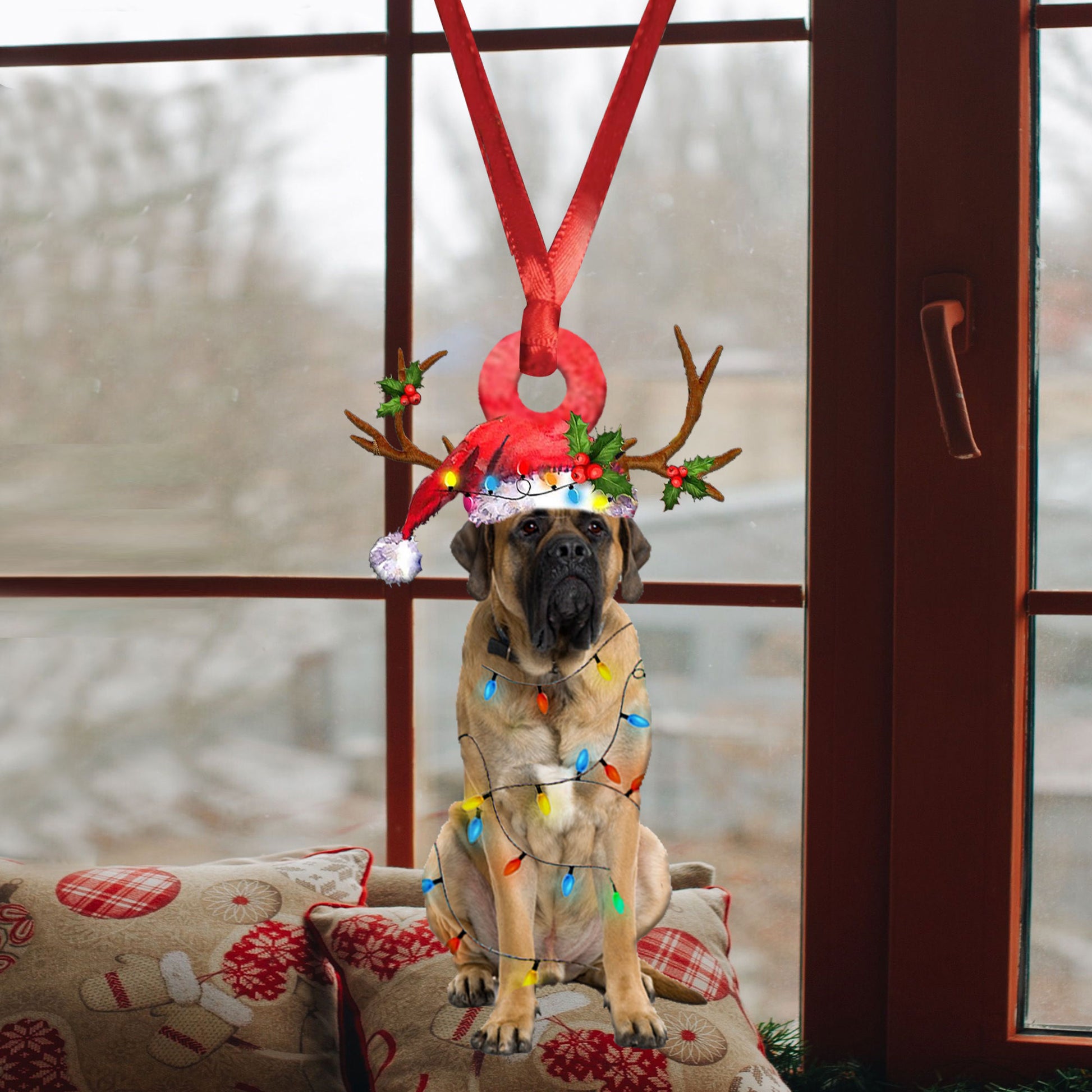 Ohaprints-Christmas-Ornament-2D-Flat-English-Mastiff-Wearing-Christmas-Hat-Reindeer-With-String-Lights-Dog-Lover-Xmas-Tree-Decor-Gift-229