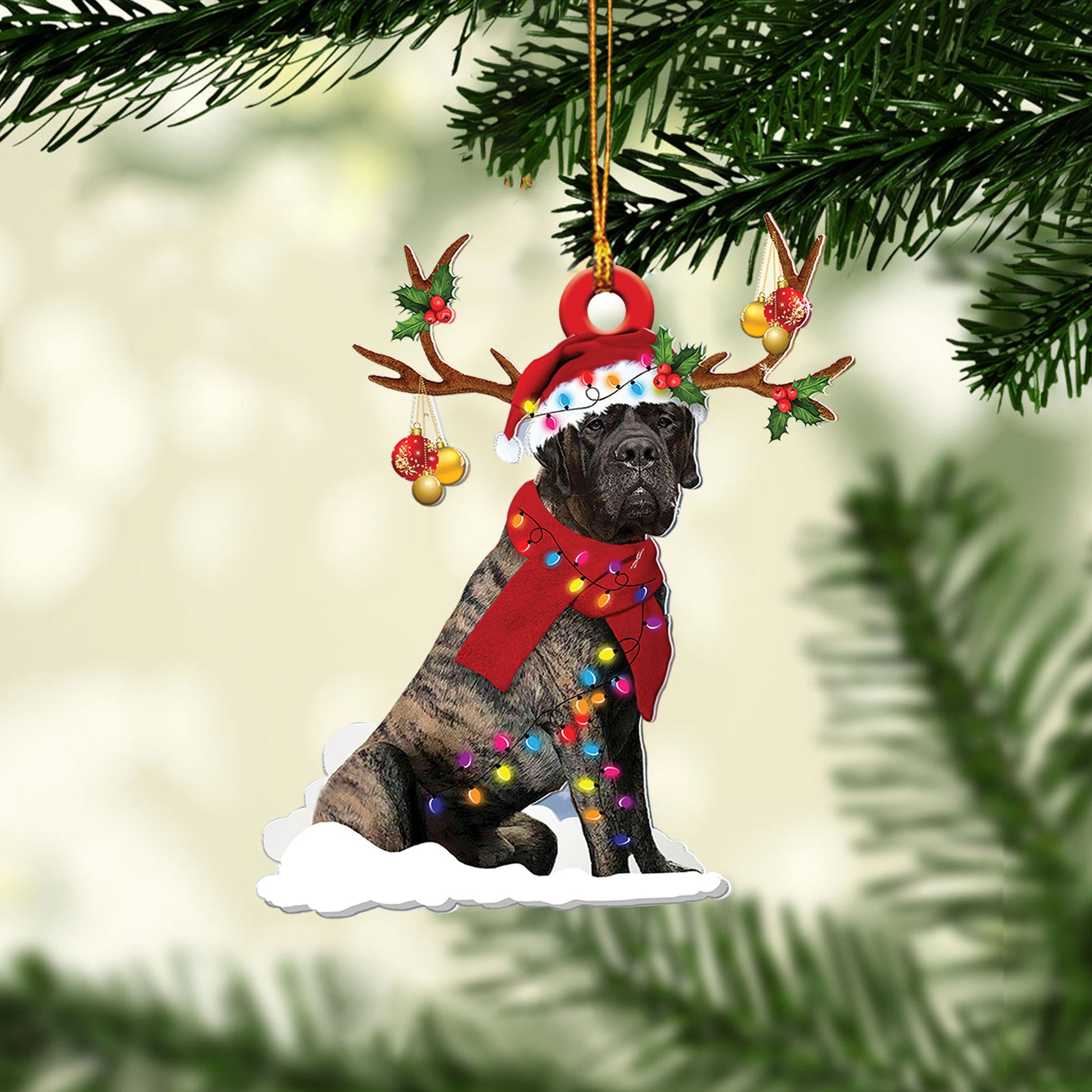 Ohaprints-Christmas-Ornament-2D-Flat-Brindle-English-Mastiff-Wearing-Christmas-Hat-Reindeer-With-String-Lights-Dog-Lover-Xmas-Tree-Decor-Gift-230