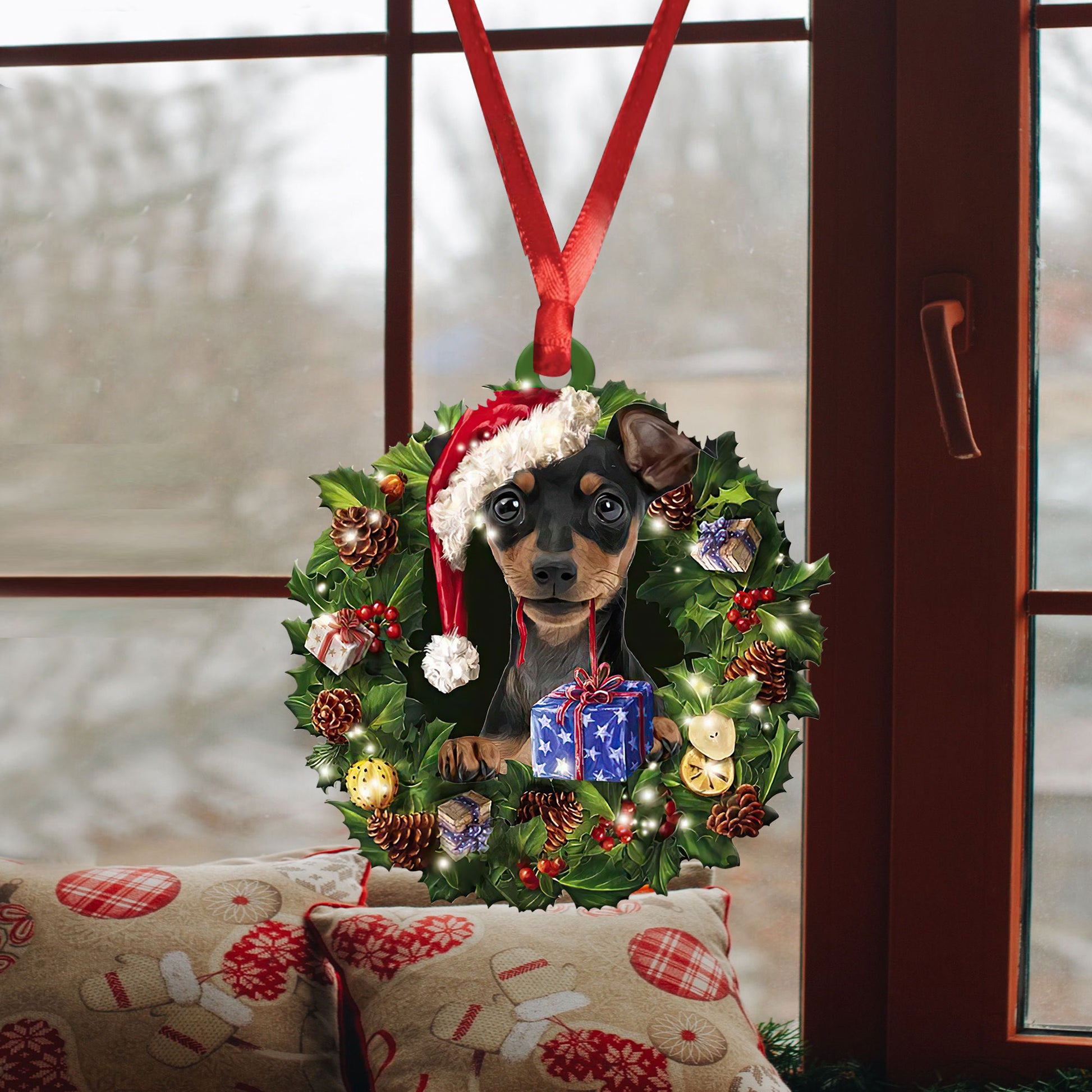 Ohaprints-Christmas-Ornament-2D-Flat-Miniature-Pinscher-Wearing-A-Christmas-Hat-Wreath-Min-Pin-Dog-Lover-Xmas-Tree-Decor-Gift-266