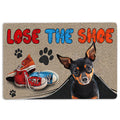 Ohaprints-Doormat-Outdoor-Indoor-Miniature-Pinscher-Lose-The-Shoes-Gift-For-Dog-Puppy-Pet-Lover-Rubber-Door-Mat-1212-18'' x 30''