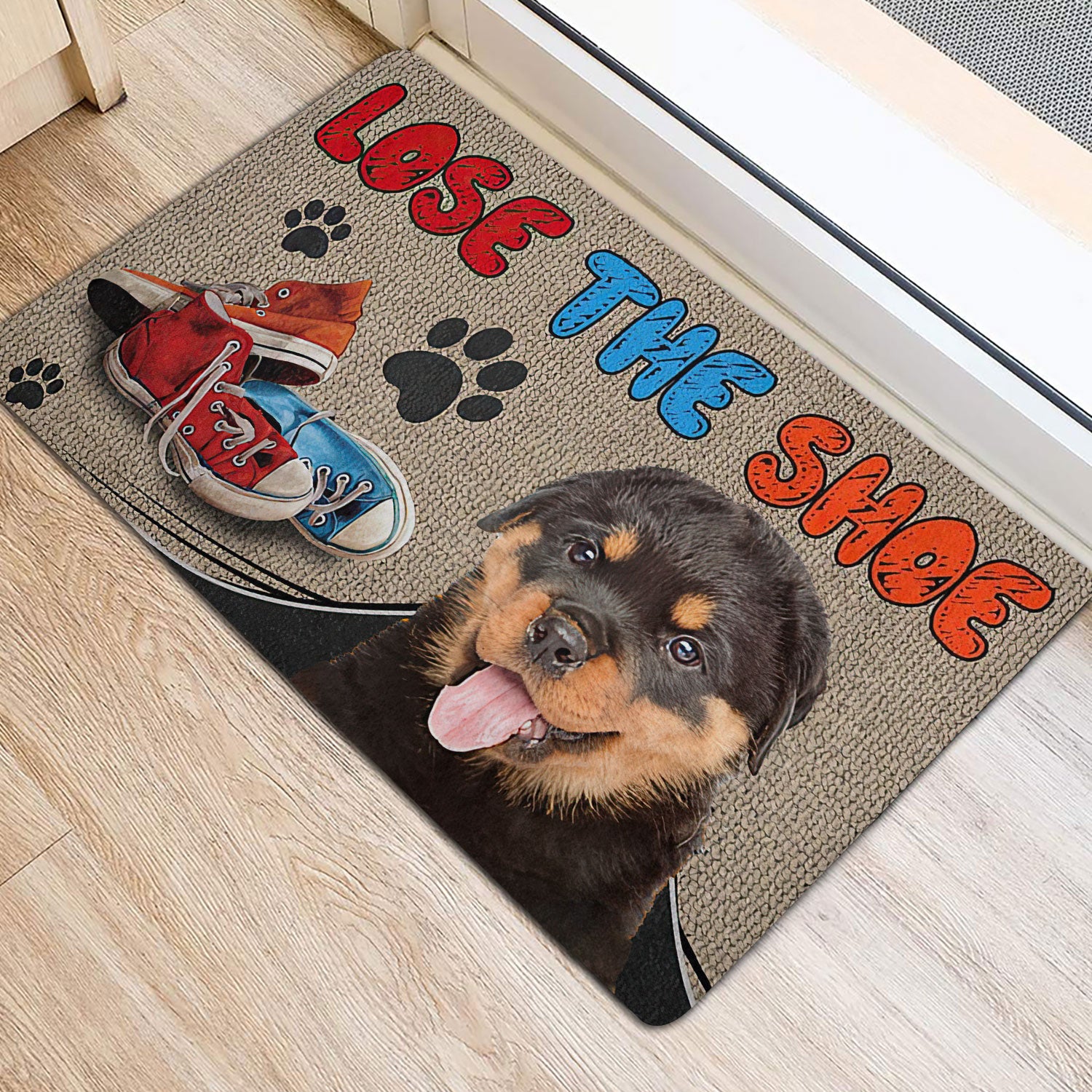 Ohaprints-Doormat-Outdoor-Indoor-Funny-Rottweiler-Lose-The-Shoes-Gift-For-Dog-Puppy-Pet-Lover-Rubber-Door-Mat-1213-