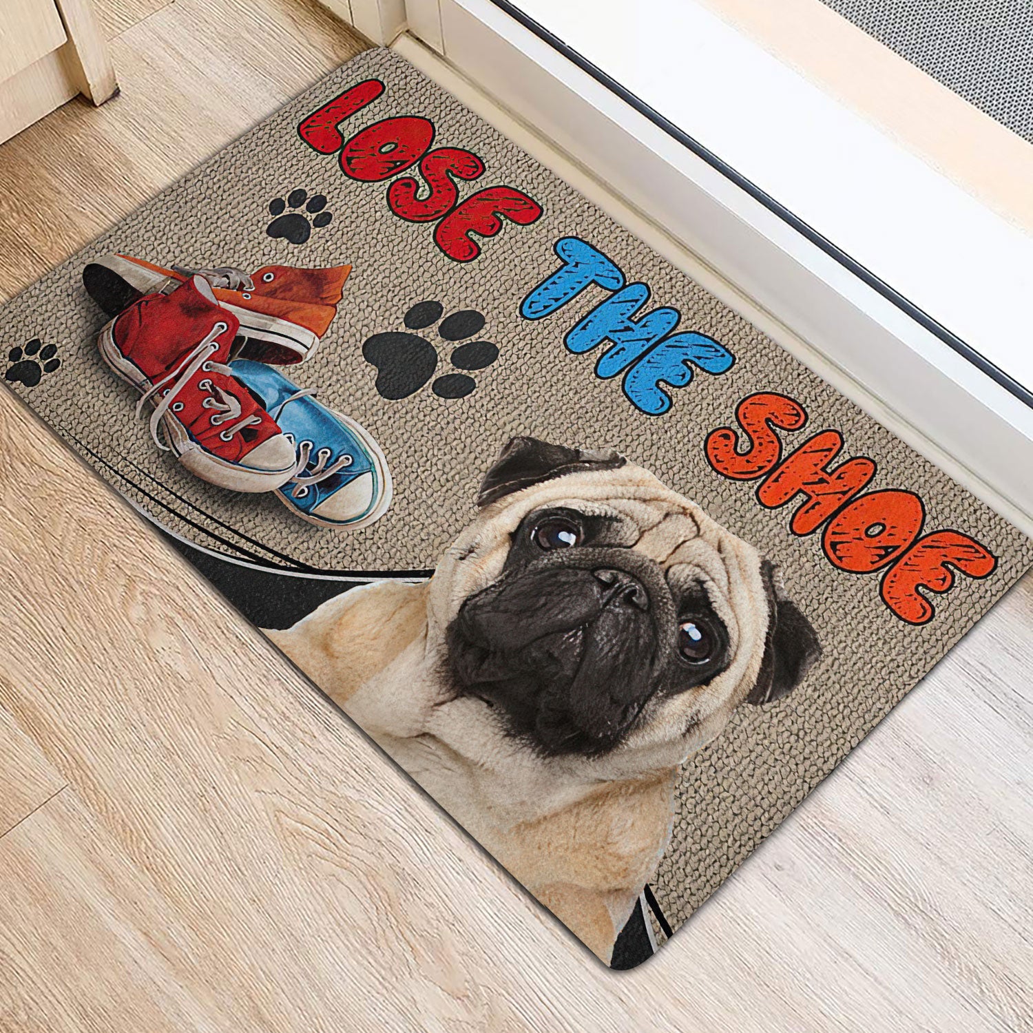 Ohaprints-Doormat-Outdoor-Indoor-Funny-Pug-Lose-The-Shoes-Unique-Gift-For-Dog-Puppy-Pet-Lover-Rubber-Door-Mat-1214-