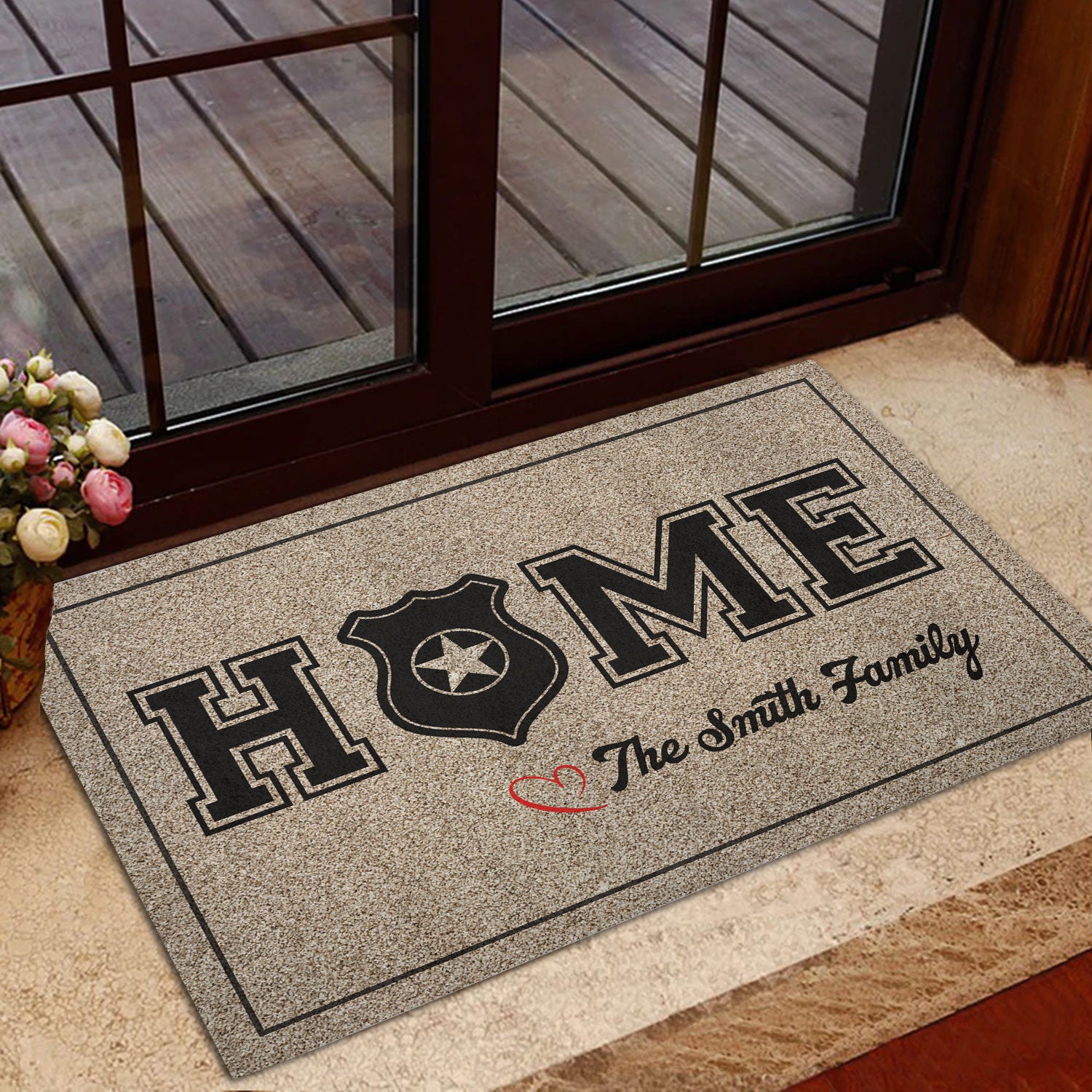 Ohaprints-Doormat-Outdoor-Indoor-Us-Police-Home-American-Police-Family-Custom-Personalized-Name-Rubber-Door-Mat-379-