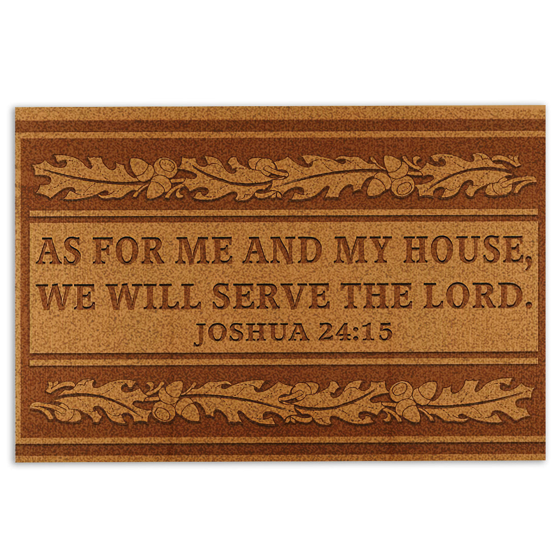 Ohaprints-Doormat-Outdoor-Indoor-As-For-Me-And-My-House-We-Will-Serve-The-Lord-Rubber-Door-Mat-285-18'' x 30''