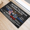 Ohaprints-Doormat-Outdoor-Indoor-Before-You-Break-Into-My-House-Police-Thin-Blue-Line-Flag-Eagle-Rubber-Door-Mat-216-