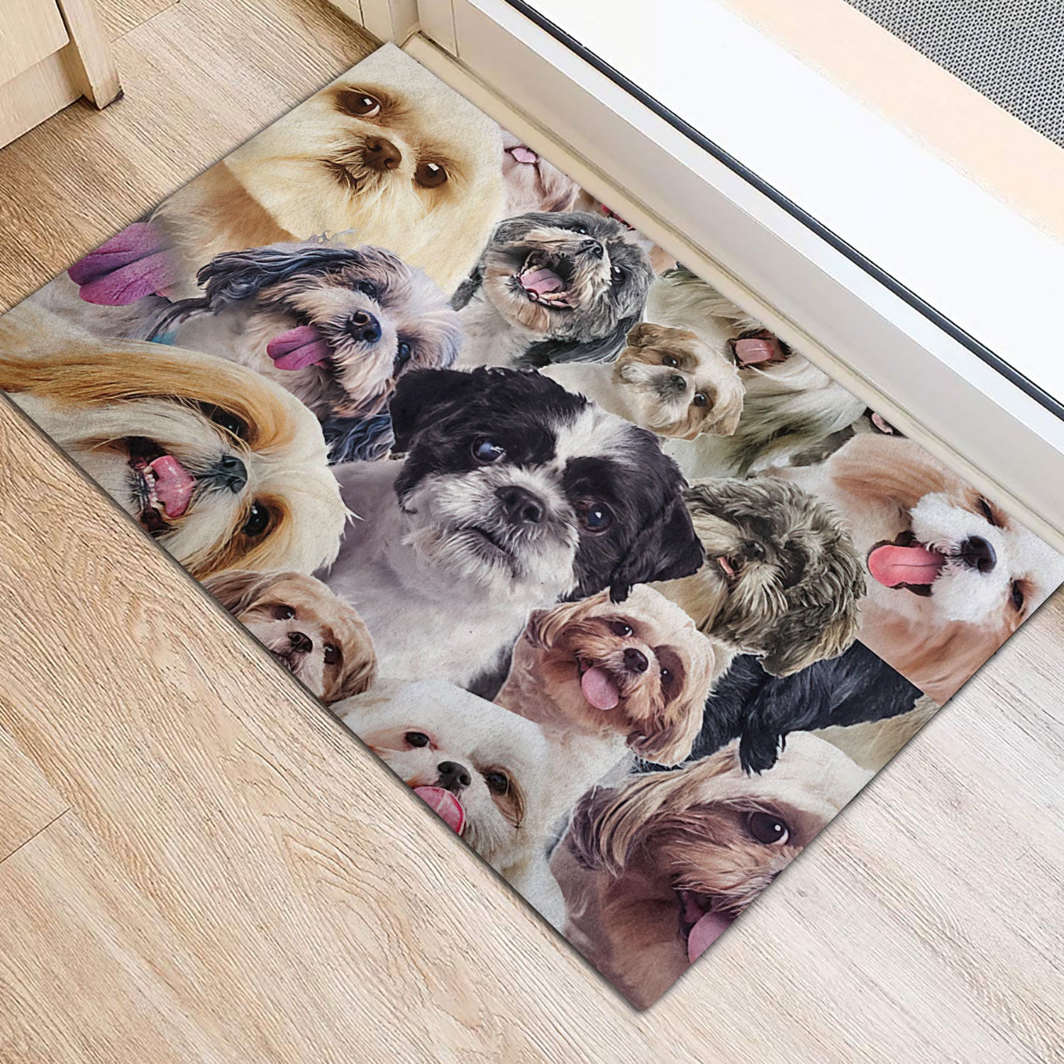 Ohaprints-Doormat-Outdoor-Indoor-Funny-Shih-Tzu-Shitzu-Dogs-Faces-Hope-You-Like-Dog-Hair-Rubber-Door-Mat-384-