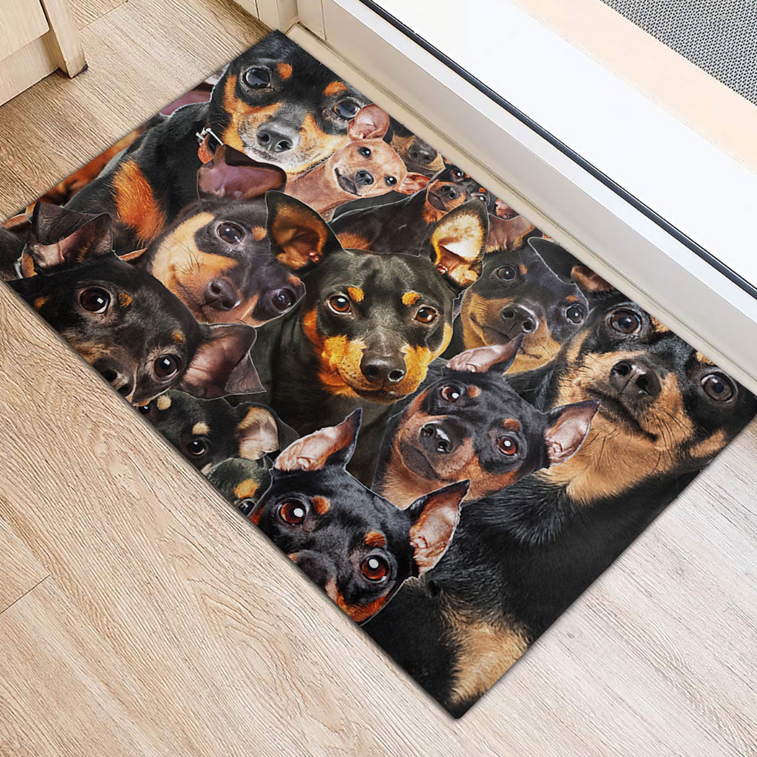 Ohaprints-Doormat-Outdoor-Indoor-Funny-Miniature-Pinscher-Dogs-Faces-Hope-You-Like-Dog-Hair-Rubber-Door-Mat-451-