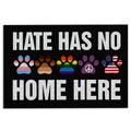 Ohaprints-Doormat-Outdoor-Indoor-Hate-Has-No-Home-Here-Dog-Paws-Lgbt-Pride-Lgbtq-Peace-Rainbow-Rubber-Door-Mat-364-18'' x 30''