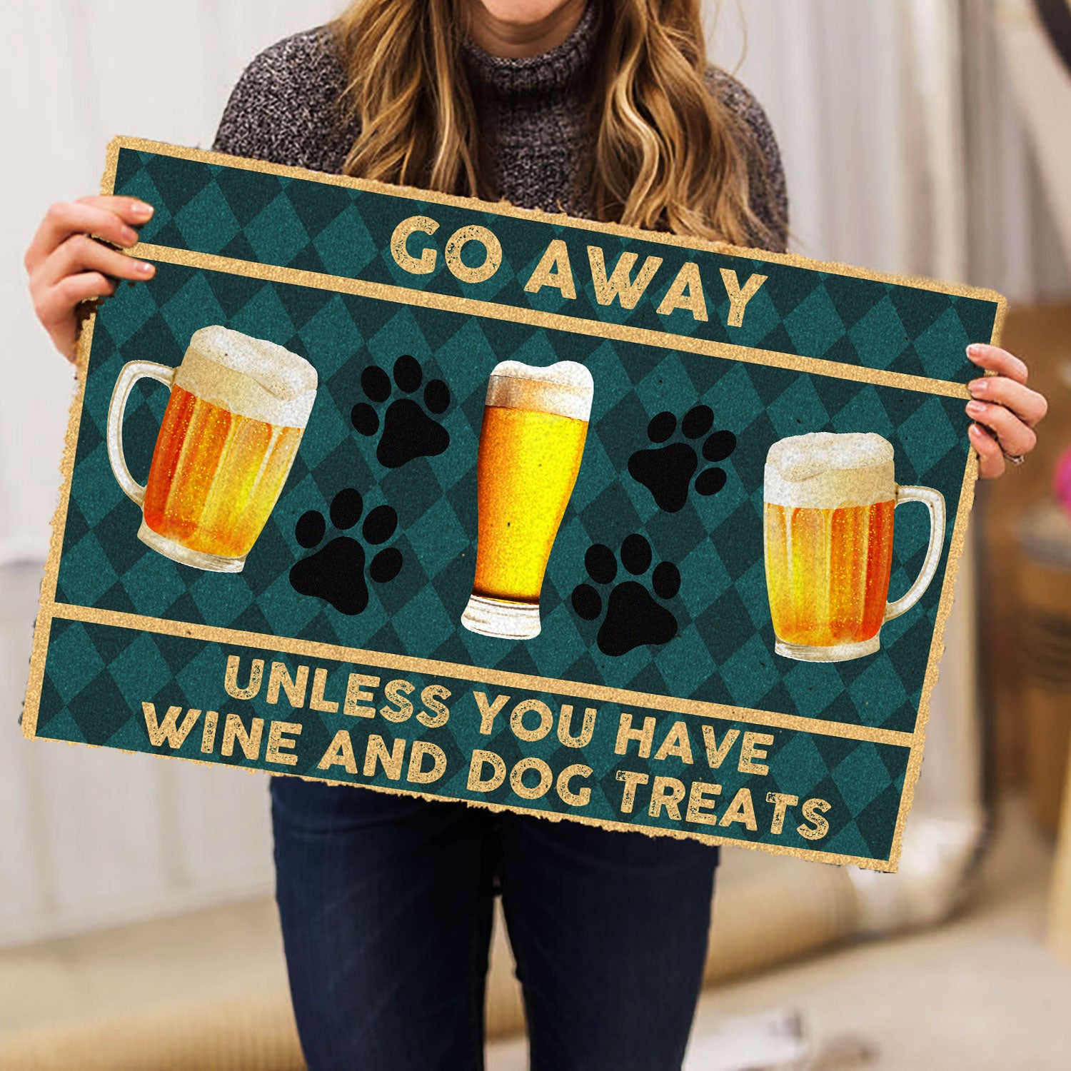 Ohaprints-Doormat-Outdoor-Indoor-Go-Away-Unless-You-Have-Beer-And-Dog-Treats-Funny-Rubber-Door-Mat-237-