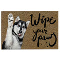 Ohaprints-Doormat-Outdoor-Indoor-Wipe-Your-Paws-Funny-Husky-Sibir-Dog-Puppy-Gift-For-Dog-Lover-Rubber-Door-Mat-274-18'' x 30''