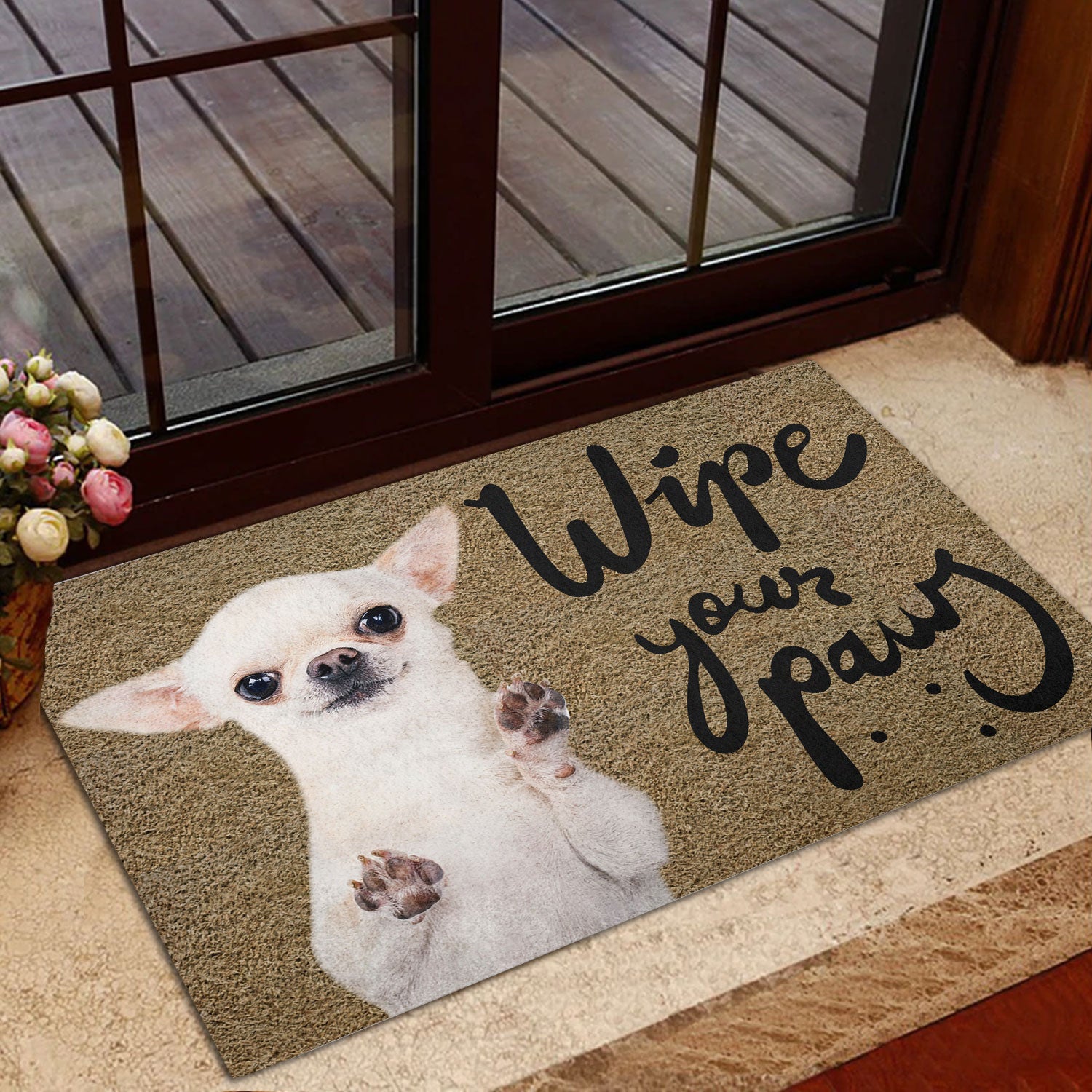 Ohaprints-Doormat-Outdoor-Indoor-Wipe-Your-Paws-Funny-Chihuahua-Dog-Puppy-Gift-For-Dog-Lover-Rubber-Door-Mat-330-