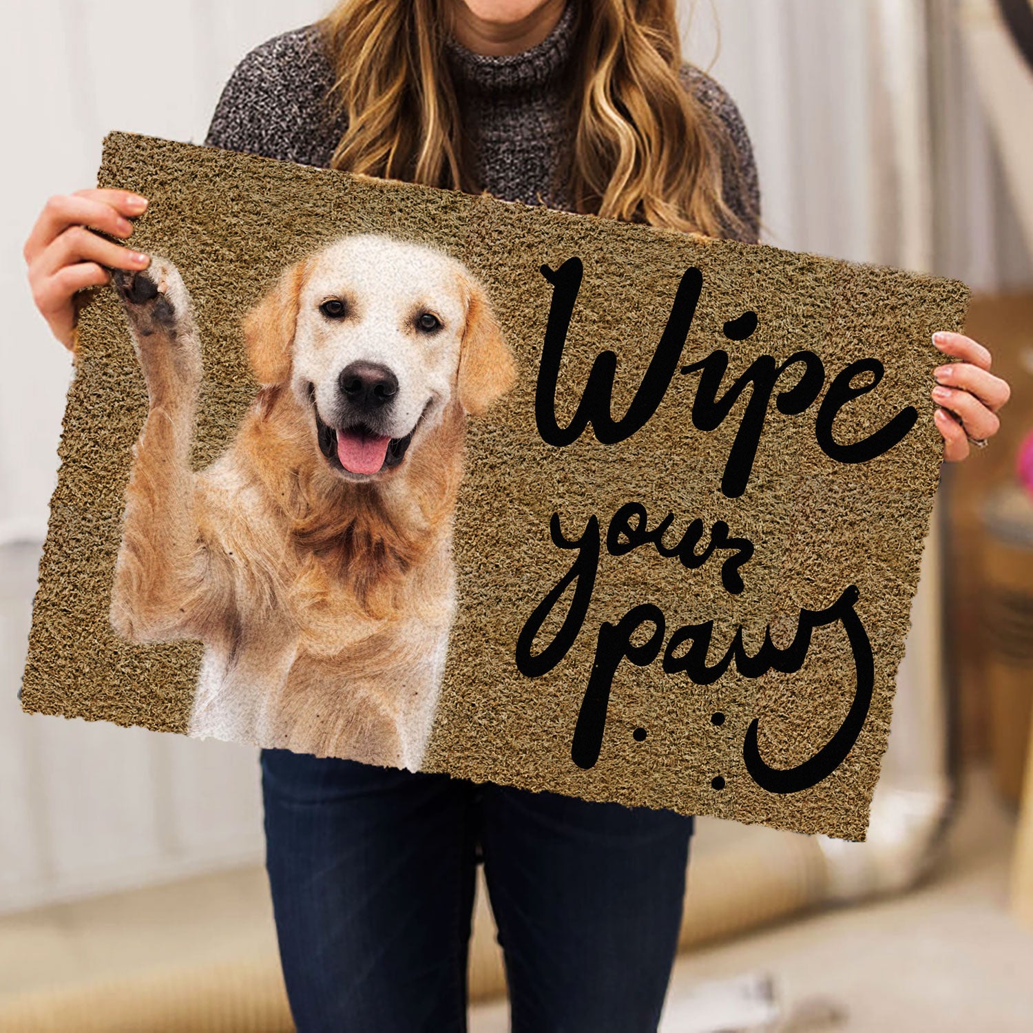 Golden retriever clearance doormat