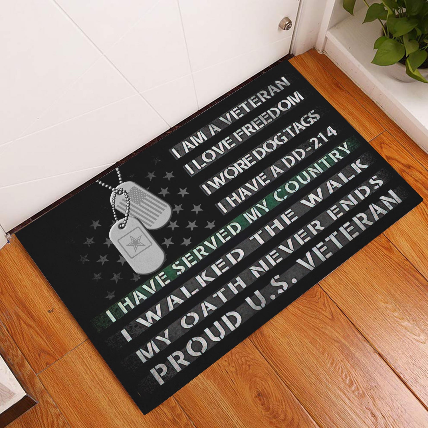 Ohaprints-Doormat-Outdoor-Indoor-Veteran-Proud-US-Veteran-Dd-214-Rubber-Door-Mat-215-