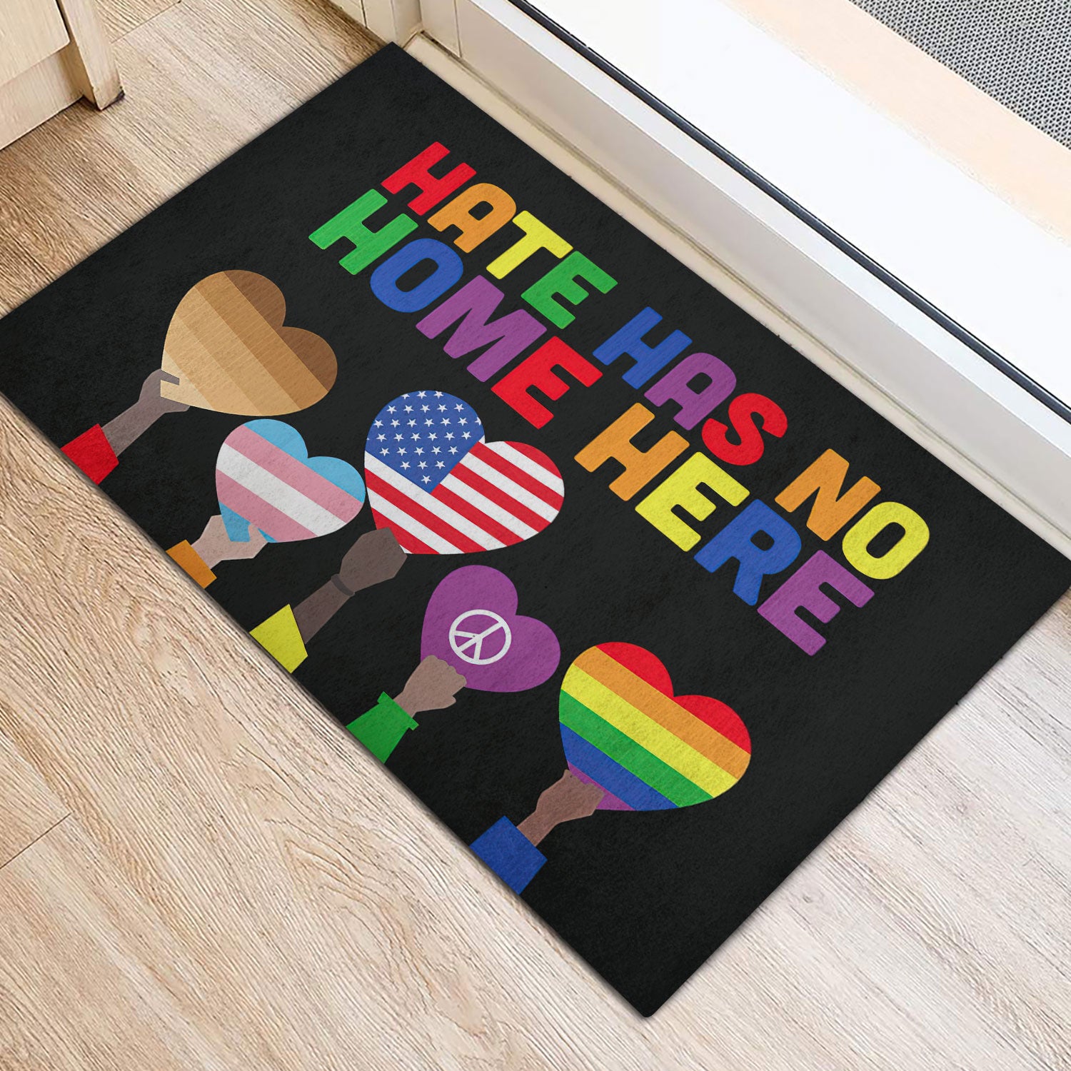 Ohaprints-Doormat-Outdoor-Indoor-Hate-Has-No-Home-Here-Lgbt-Lgbtq-Pride-Love-Is-Love-Equality-Rubber-Door-Mat-230-