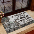 Ohaprints-Doormat-Outdoor-Indoor-A-Trucker-And-The-Ride-Of-His-Life-Live-Here-Gift-For-Couple-Rubber-Door-Mat-454-