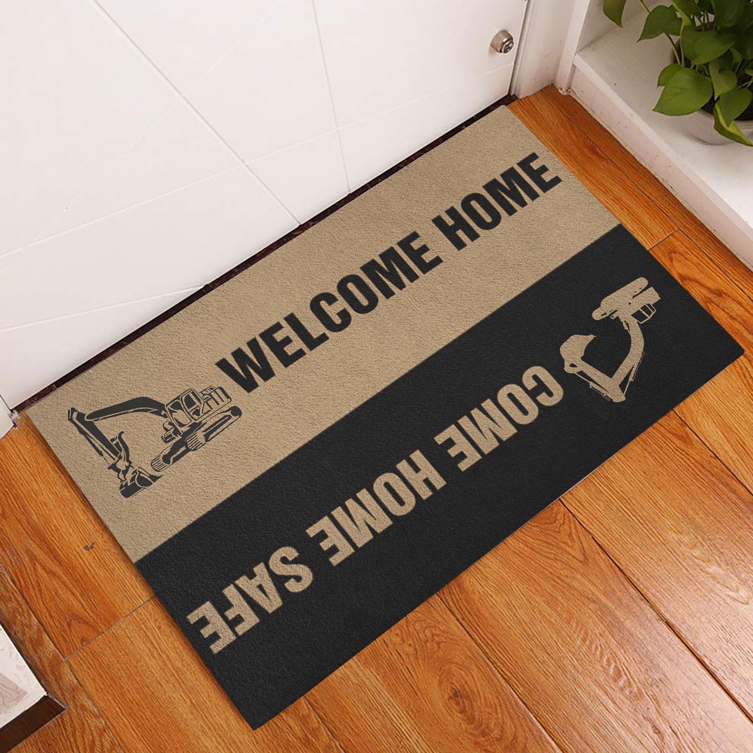 Ohaprints-Doormat-Outdoor-Indoor-Excavator-Operator-Welcome-Home-Come-Home-Safe-Rubber-Door-Mat-455-