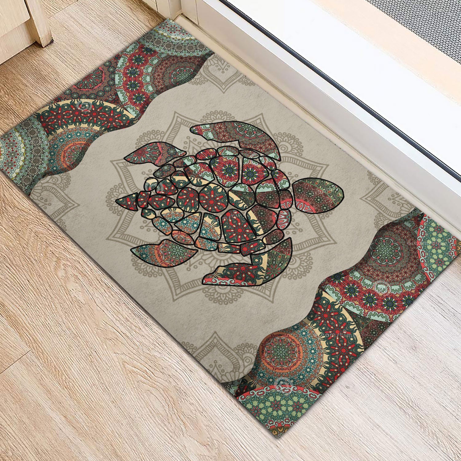 Ohaprints-Doormat-Outdoor-Indoor-Turtle-Mandala-Floral-Pattern-Gift-For-Beach-House-Turtle-Lover-Rubber-Door-Mat-310-