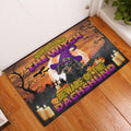 Ohaprints-Doormat-Outdoor-Indoor-Never-Mind-The-Witch-Beware-The-Dachshund-Weiner-Doxie-Dog-Rubber-Door-Mat-389-