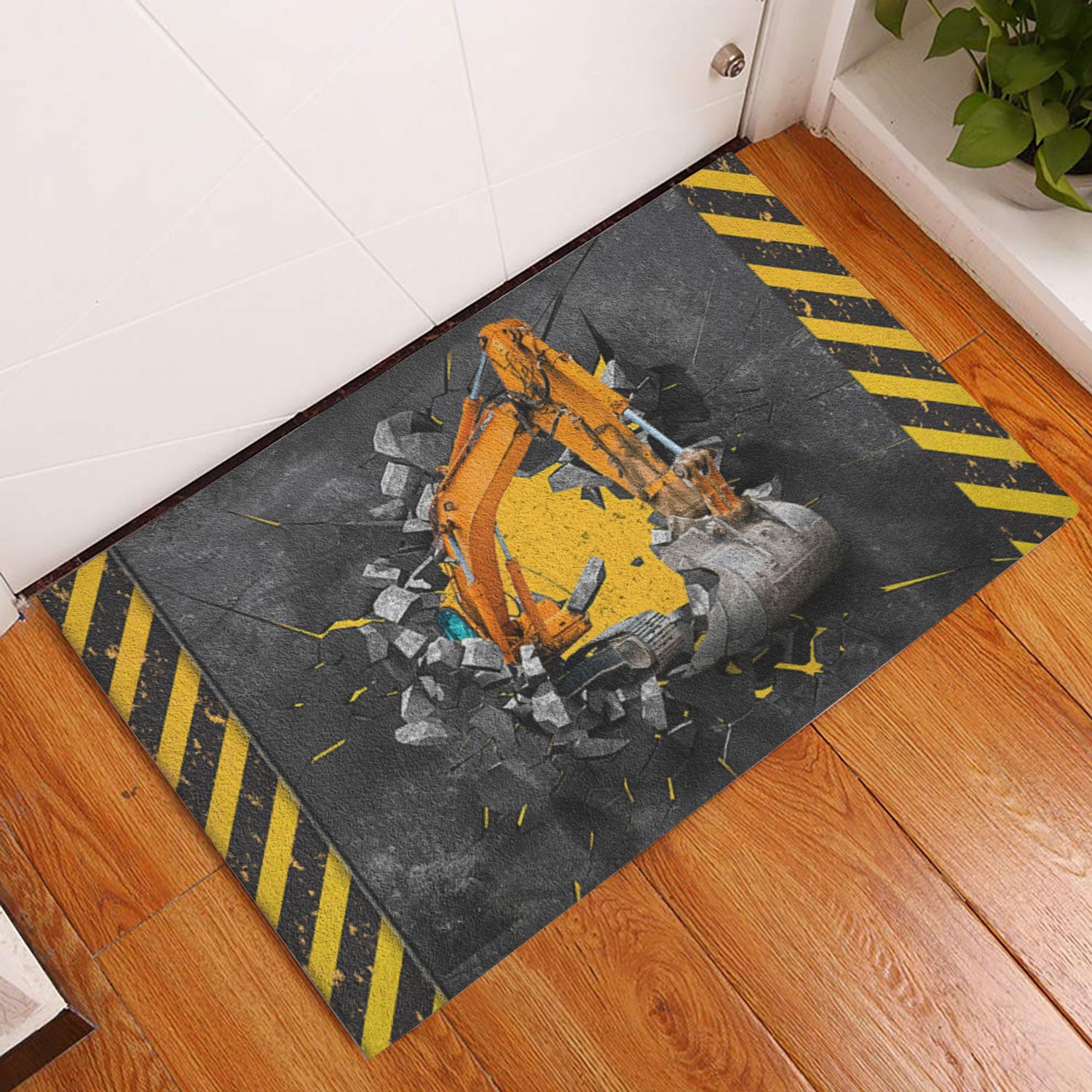 Ohaprints-Doormat-Outdoor-Indoor-Yellow-Excavator-Crack-Pattern-Gift-For-Excavator-Operator-Rubber-Door-Mat-458-