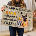 Ohaprints-Doormat-Outdoor-Indoor-German-Shepherd-God-Is-Great-Beer-Is-Good-And-People-Are-Crazy-Rubber-Door-Mat-244-